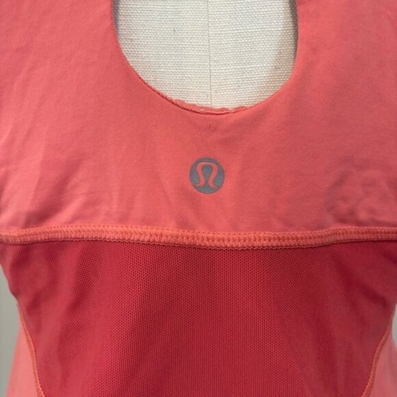 Lululemon Swift Tank Top Peach Pink Size 10 - Picture 12 of 15